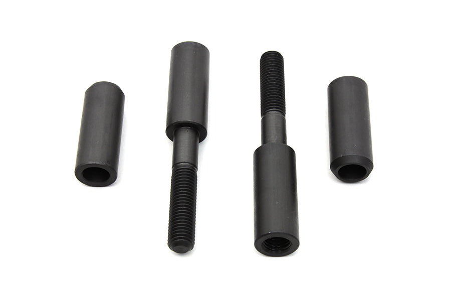 Black Phosphate Mirror Relocation Kit 1965 / UP All models to relocate mirrors 2 higher"