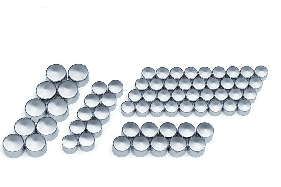 M8 Engine Bolt Cover Kit Chrome 2017 / UP FLT