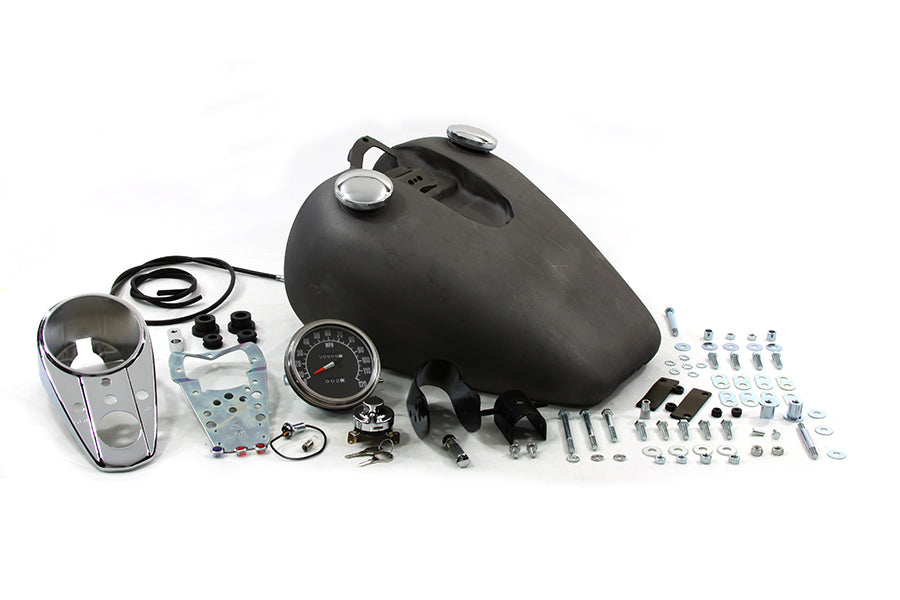 Bobbed 3.2 Gallon Gas Tank Kit 1952 / 1978 XL