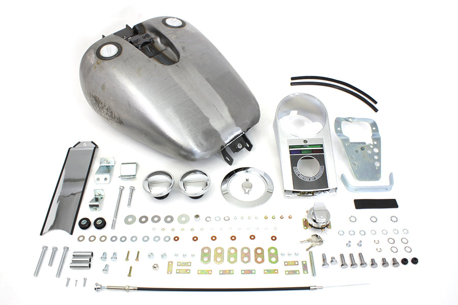 Bobbed 4.0 Gallon Gas Tank Kit 1995 / 2005 FXD