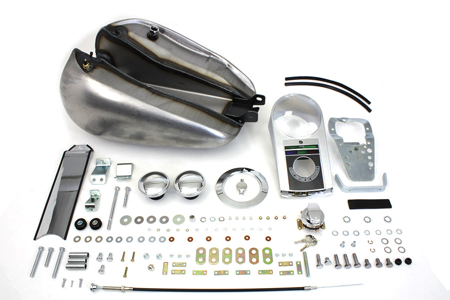Bobbed 4.0 Gallon Gas Tank Kit 1995 / 2005 FXD