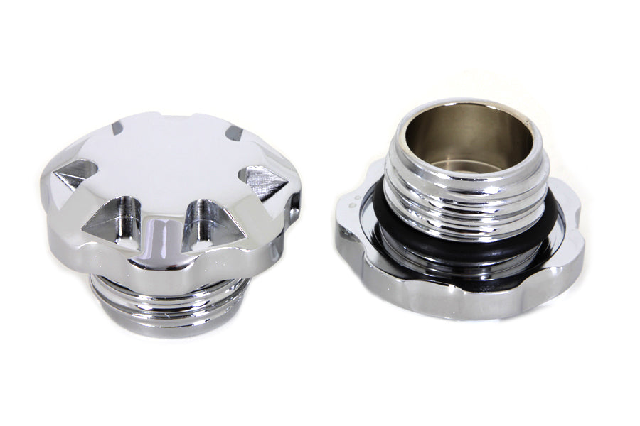Techno Style Vented and Non-Vented Gas Cap Set 1996 / 1999 FXST 1996 / 1999 FLST