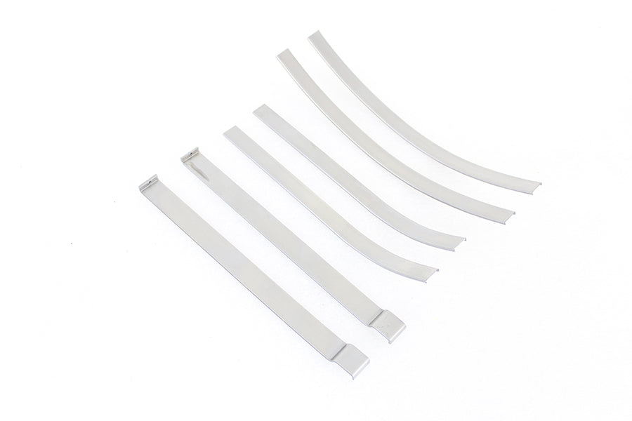 Emblem/Trim Mount Strip Set Raw Steel 1936 / 1946 EL 1941 / 1946 FL 1937 / 1946 U 1937 / 1946 W 1937 / 1946 G