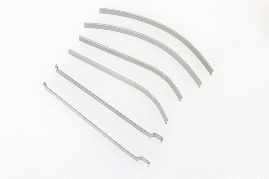 Emblem/Trim Mount Strip Set Raw Steel 1936 / 1946 EL 1941 / 1946 FL 1937 / 1946 U 1937 / 1946 W 1937 / 1946 G