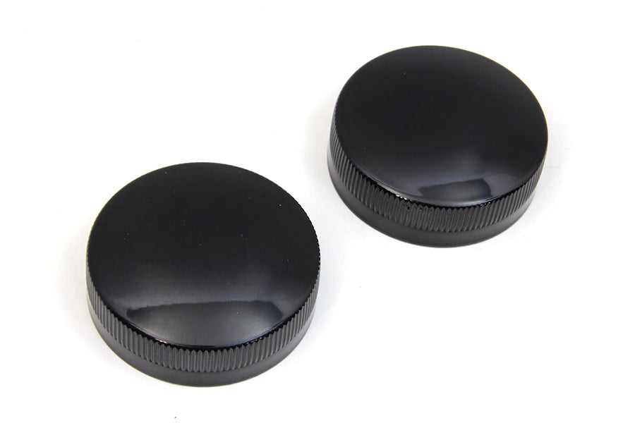 Replica Eaton Style Gas Cap Set Vented Black 1936 / 1940 EL 1941 / 1964 FL 1938 / 1948 UL