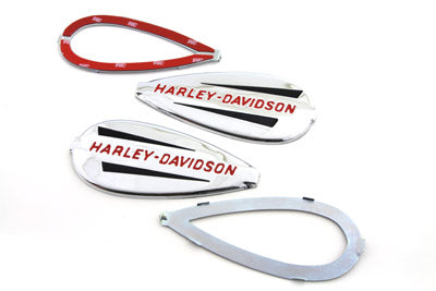 Gas Tank Emblems with Red Lettering 0 /  All models