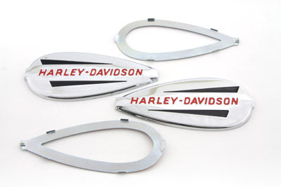 Gas Tank Emblems with Red Lettering 0 /  All models