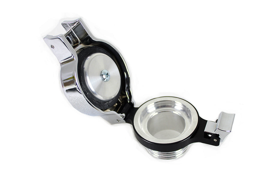 Flip Up Gas Cap Non-Vented Chrome 1996 / 1999 FLST 1996 / 1999 FXST