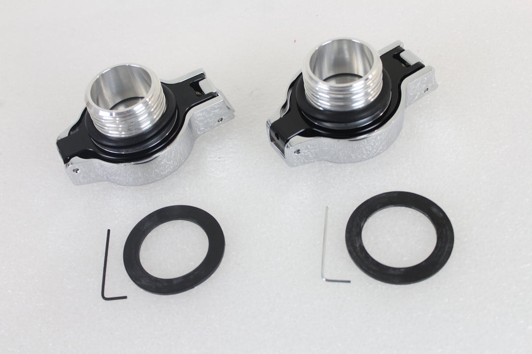 Flip Up Gas Cap Set Chrome 1996 / 1999 FLST 1996 / 1999 FXST