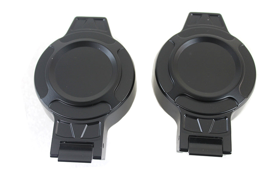 Flip Up Gas Cap Set Black 1996 / 1999 FLST 1996 / 1999 FXST
