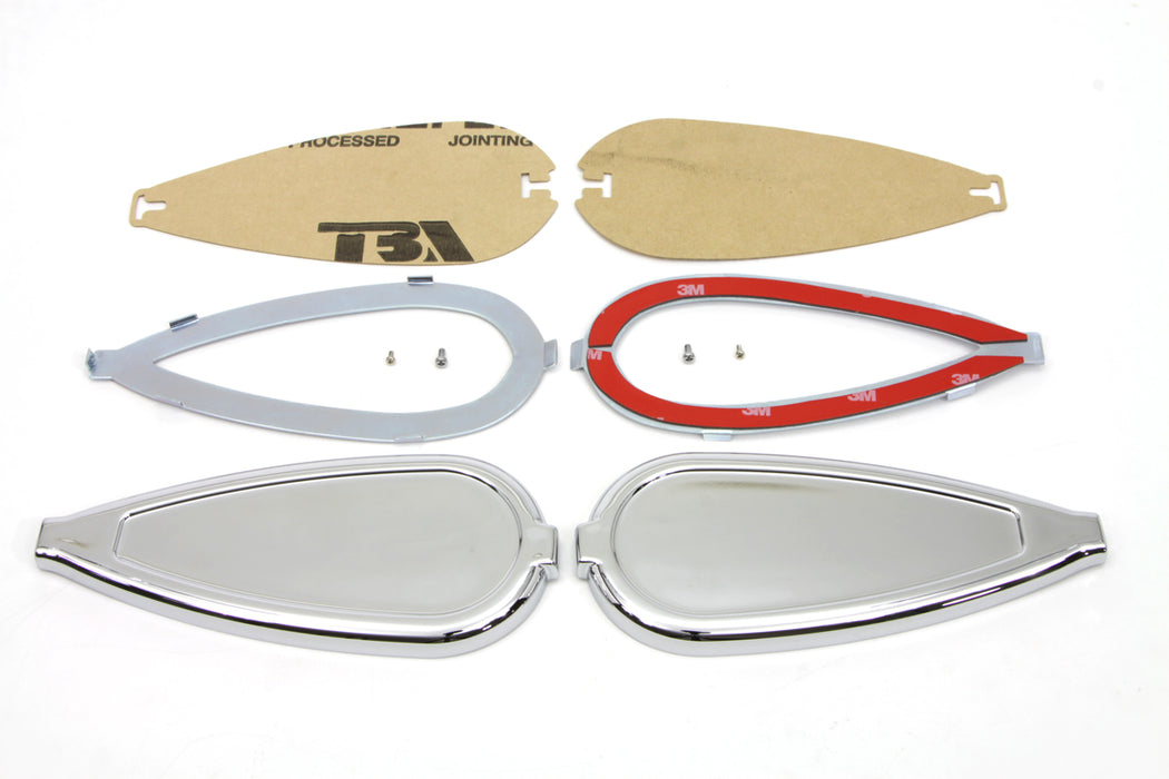 Tear Drop Gas Tank Emblem Kit 1936 / 1952 W 1936 / 1952 EL 1941 / UP FL 1941 / UP FL 1971 / UP FX 1971 / UP FX 1957 / UP XL 1936 / 1973 G