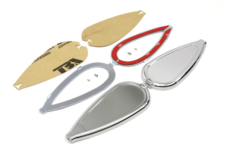 Tear Drop Gas Tank Emblem Kit 1936 / 1952 W 1936 / 1952 EL 1941 / UP FL 1941 / UP FL 1971 / UP FX 1971 / UP FX 1957 / UP XL 1936 / 1973 G