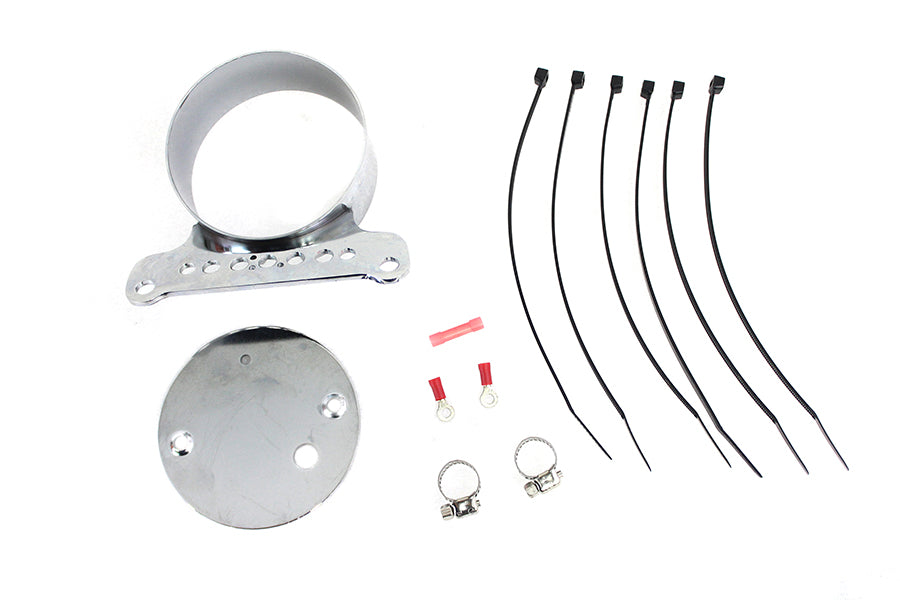 Single Gauge Mount Bracket Chrome 1995 / 2005 XL 1995 / 2005 FXD