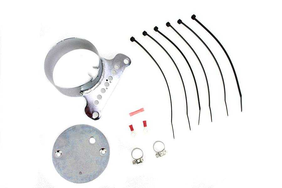 Single Gauge Mount Bracket Chrome 1995 / 2005 XL 1995 / 2005 FXD