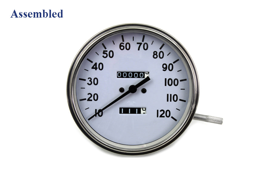 Replica 2:1 Speedometer with Black Needle 1941 / 1961 FL 1936 / 1940 EL 1936 / 1952 WL 1938 / 1948 UL