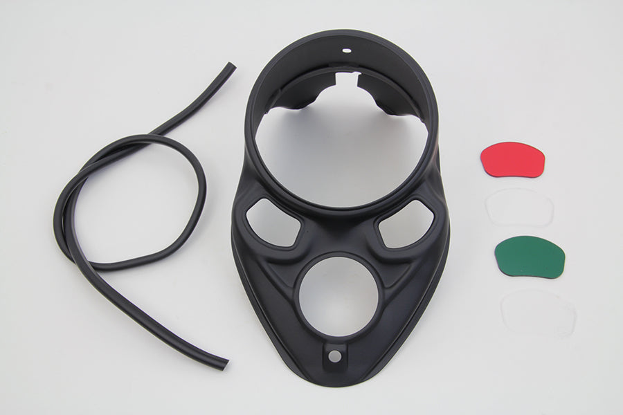 Black Skull Dash Panel with Red Lens 1937 / 1937 EL 1937 / 1937 UL 1937 / 1937 WL