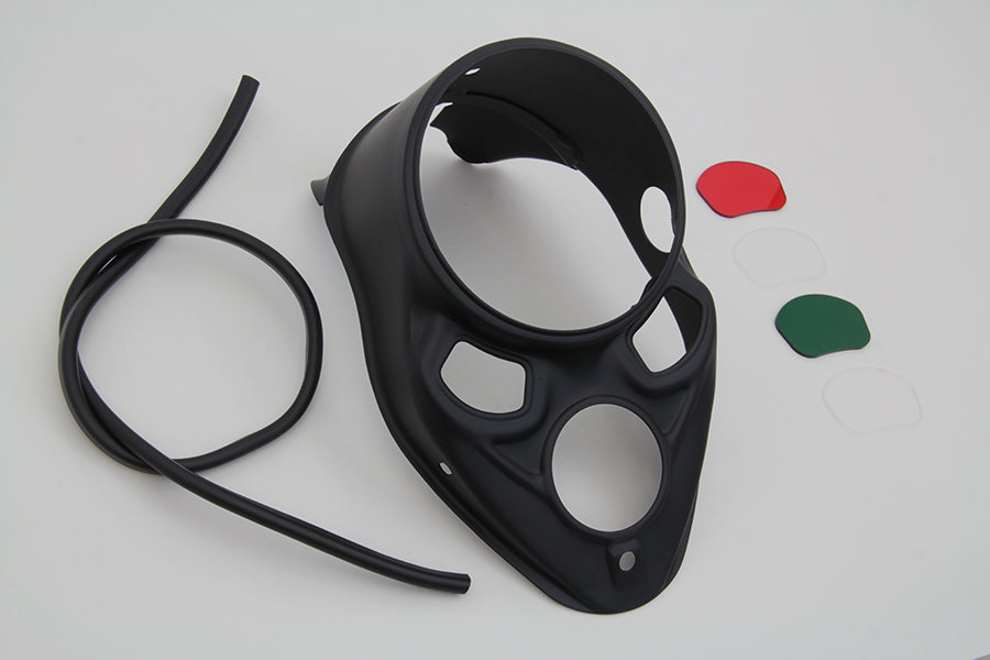 Black Skull Dash Panel with Red Lens 1937 / 1937 EL 1937 / 1937 UL 1937 / 1937 WL