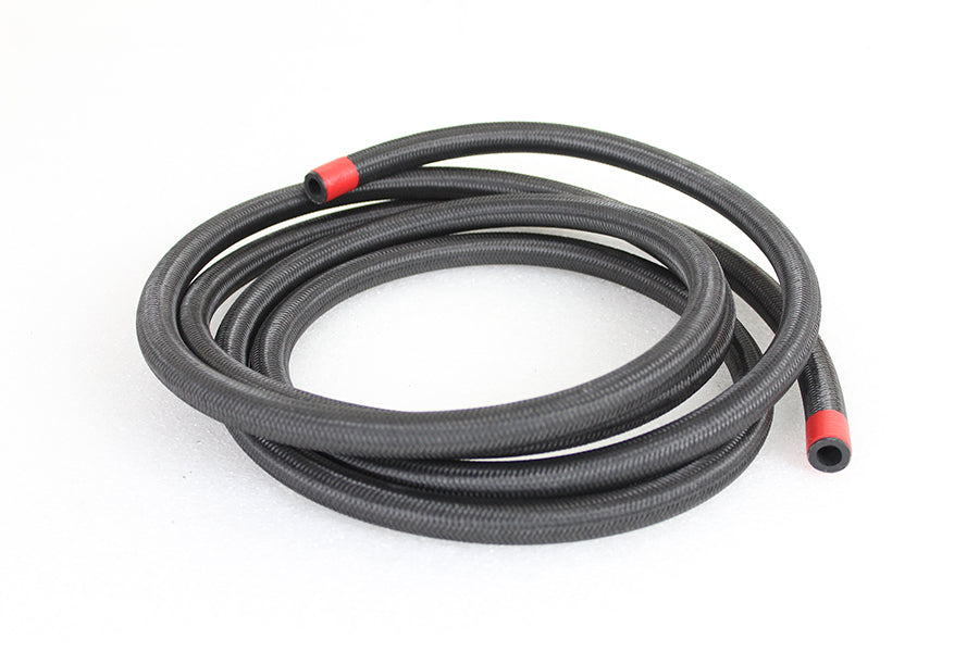 Braided Oil Hose Black 0 /  Custom Application