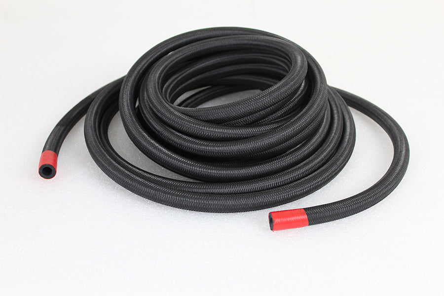 Braided Oil Hose Black 0 /  Custom Application