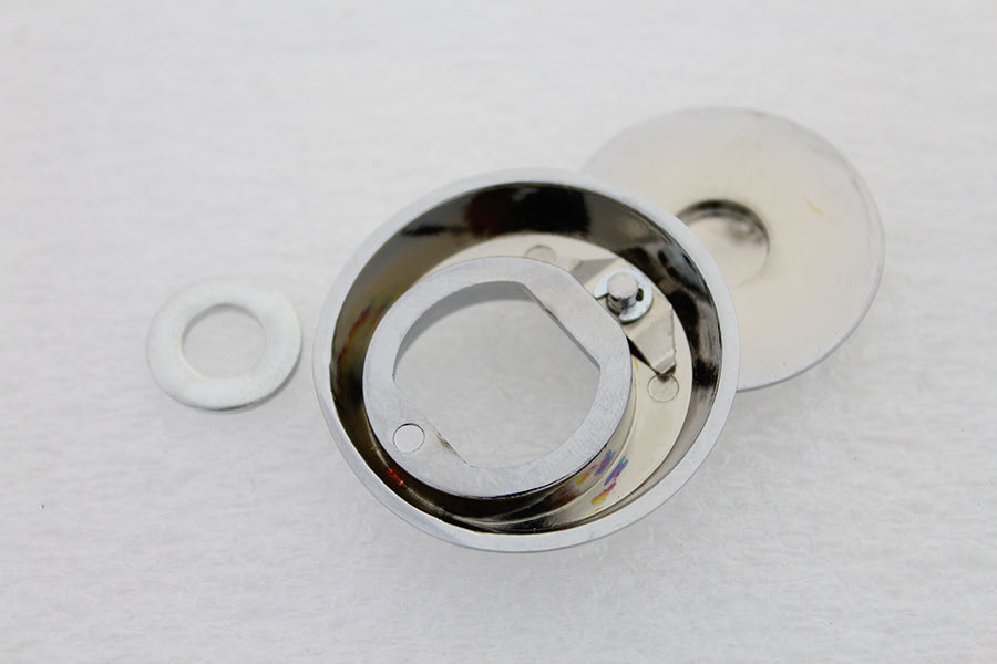 Chrome Tour-Pak Lock Cover 1988 / 2013 FLT with Tour-Pak