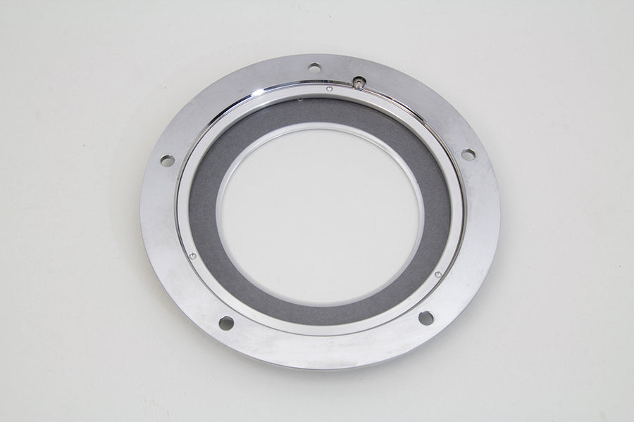 Chrome 5-Hole C-Thru Derby Cover 1999 / 2018 FXST 1999 / 2018 FLST 1999 / 2017 FXD 1999 / 2015 FLT
