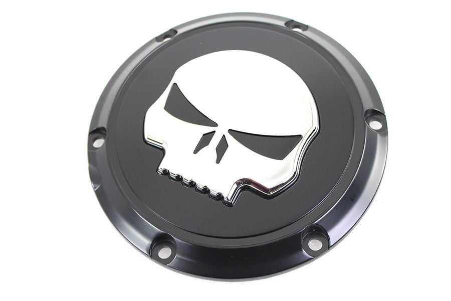 Black 6 Hole Skull Derby Cover 2004 / UP XL