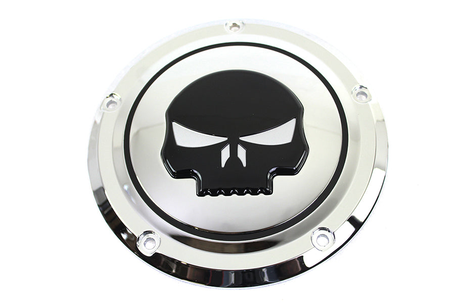 Chrome 5 Hole Skull Derby Cover 2016 / UP FLT