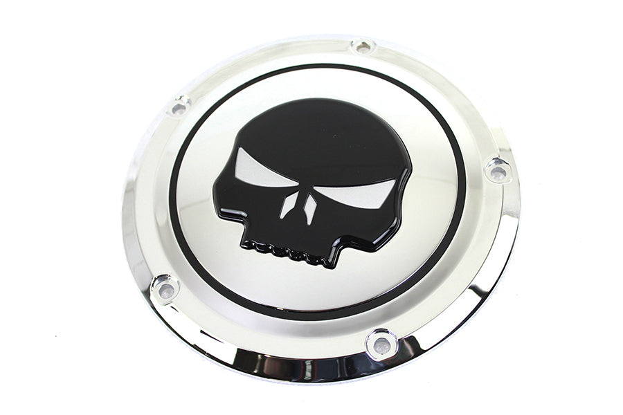 Chrome 5 Hole Skull Derby Cover 2016 / UP FLT