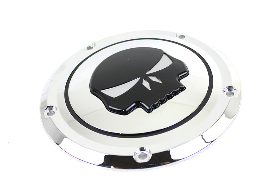 Chrome 5 Hole Skull Derby Cover 2016 / UP FLT