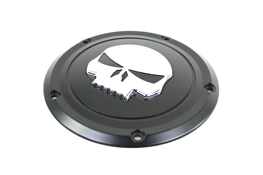 Black 5 Hole Skull Derby Cover 2016 / UP FLT