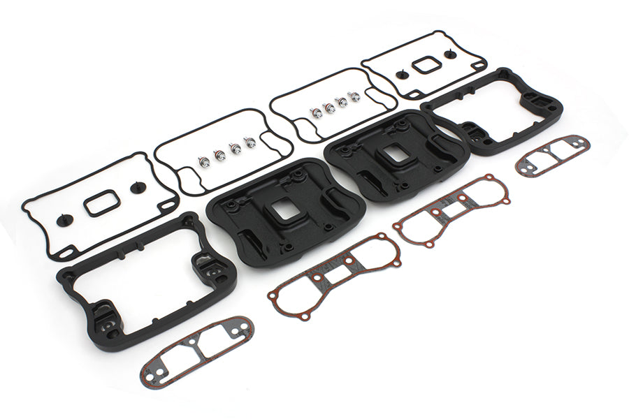 Top Rocker Box Cover and D-Ring Kit Black 1986 / 2003 XL