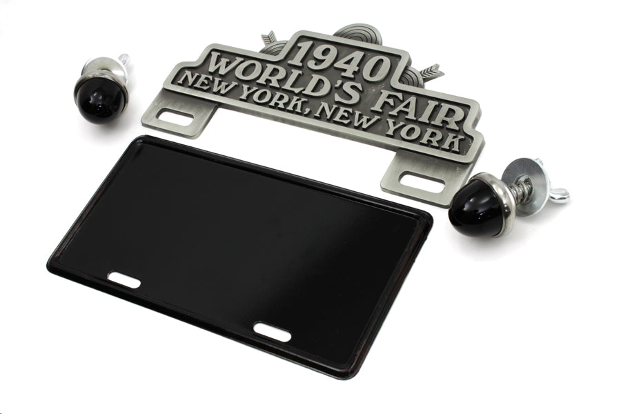 World's Fair License Plate Topper Kit 0 /  Custom application for 4 X 7" license plate"