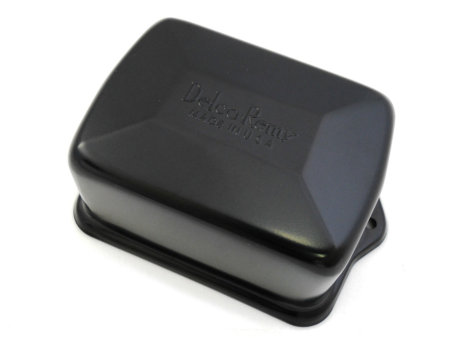 Black 12 Volt Delco Remy Regulator Cover 1964 / 1969 FL 1967 / 1978 XL