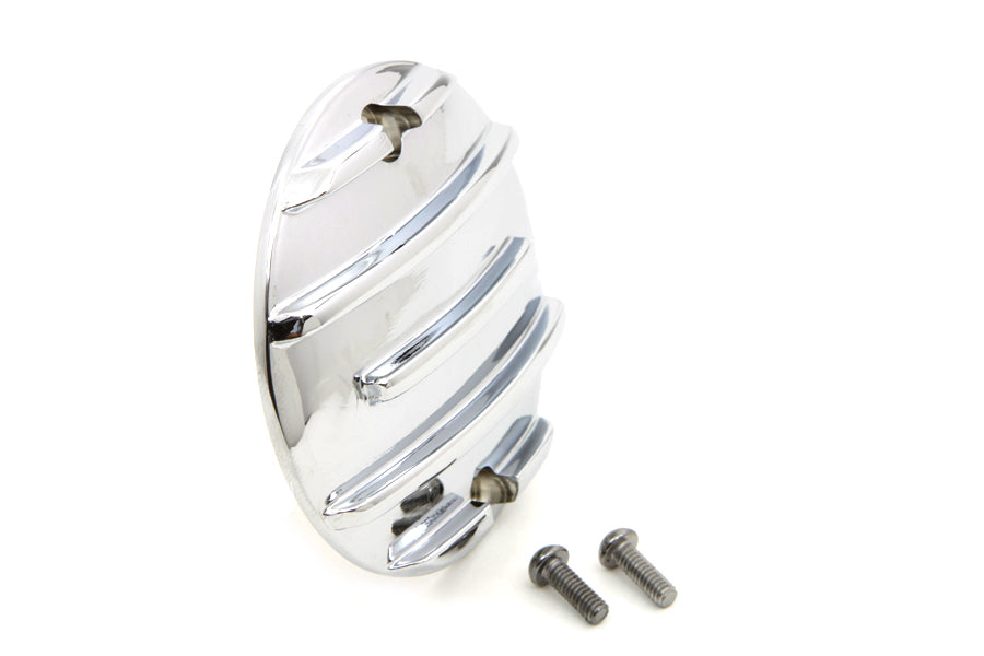 Finned Ignition System Cover Chrome 1971 / 2003 XL
