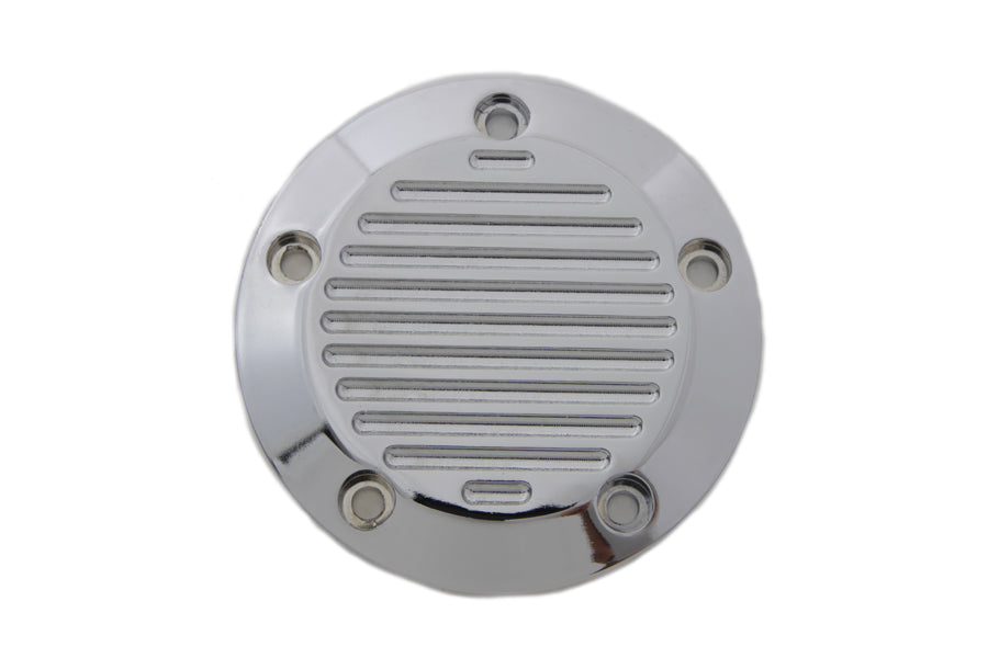 Chrome 5-Hole Ball Milled Ignition System Cover 1999 / UP FLT 1999 / UP FXST 1999 / UP FLST 1999 / 2017 FXD