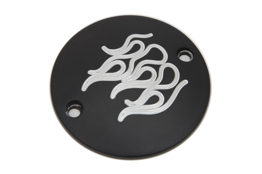 Black Flame Ignition System Cover 1970 / 1984 FL 1971 / 1985 FX 1984 / 1998 FLST 1986 / 1998 FXST 1991 / 1998 FXD 1982 / 1994 FXR 1979 / 1998 FLT 2004 / UP XL