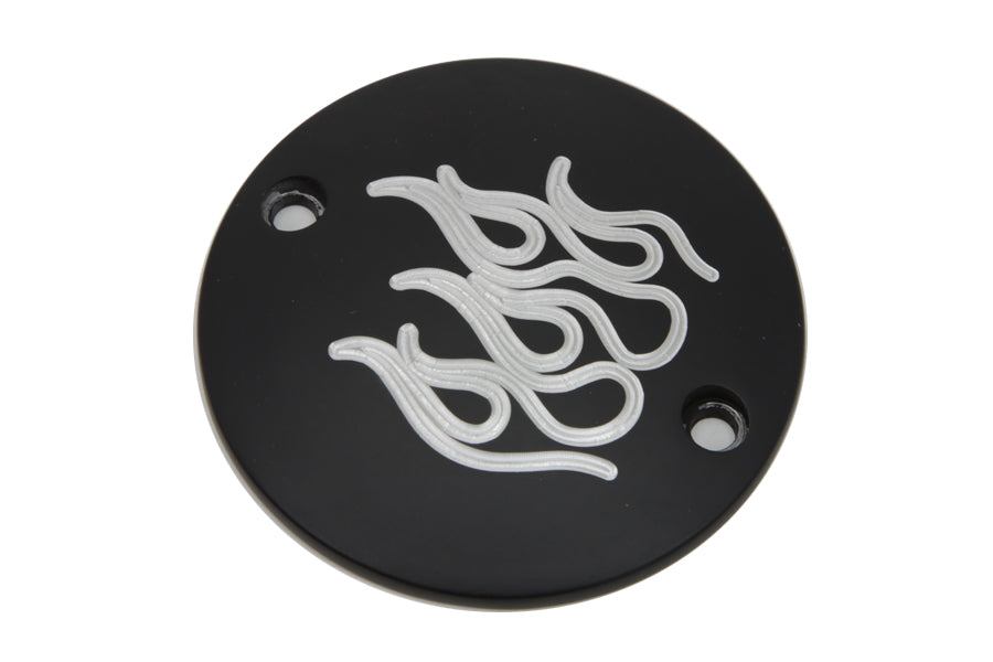Black Flame Ignition System Cover 1970 / 1984 FL 1971 / 1985 FX 1984 / 1998 FLST 1986 / 1998 FXST 1991 / 1998 FXD 1982 / 1994 FXR 1979 / 1998 FLT 2004 / UP XL