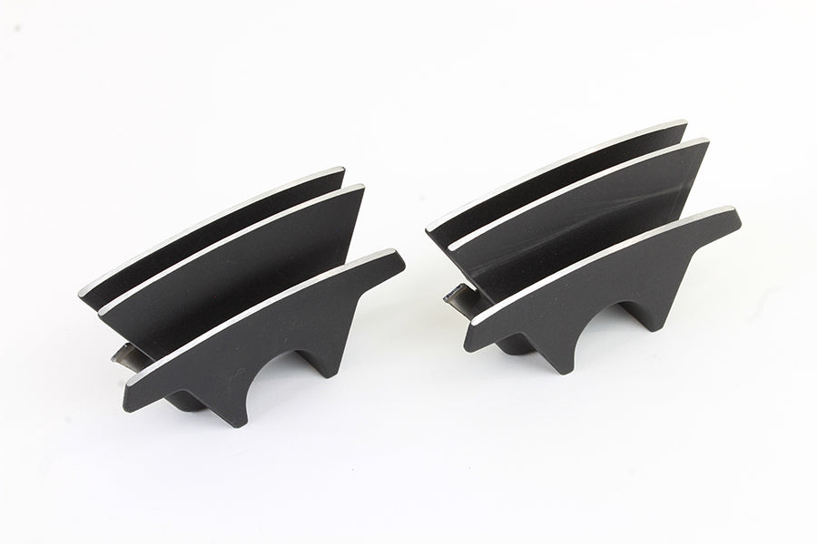 M8 Finned Spark Plug Cover Set Black 2017 / UP FLT