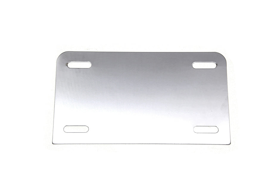 License Plate Frame Backing Plate Chrome 0 /  Custom application for 4 x 7" license plates"