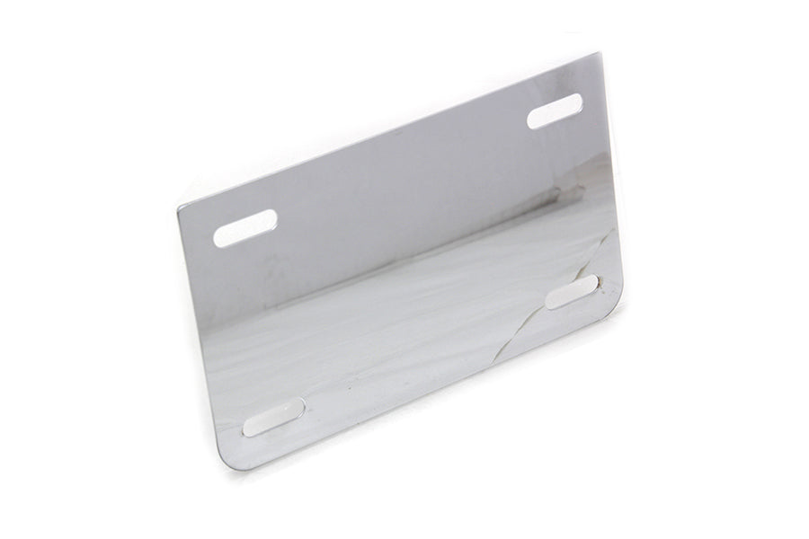 License Plate Frame Backing Plate Chrome 0 /  Custom application for 4 x 7" license plates"