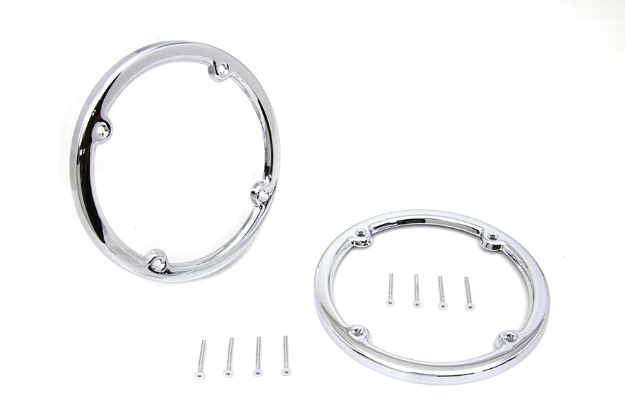 Chrome Rear Tour-Pak Speaker Trim Set 1998 / 2013 FLHTCU 1998 / 2013 FLHTK 1998 / 2013 FLHTCUG
