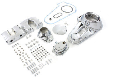 Chrome Engine Dress Up Kit 1982 / 1984 FL with rear belt drive