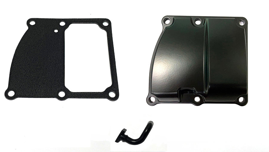M8 Transmission Top Cover Kit Black 2018 / UP FLST 2018 / UP FXST 2017 / UP FL 2017 / UP FLH