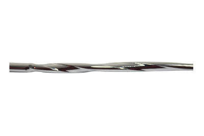 Chrome 21 Spoke Set Twirled Type 0 /  Front