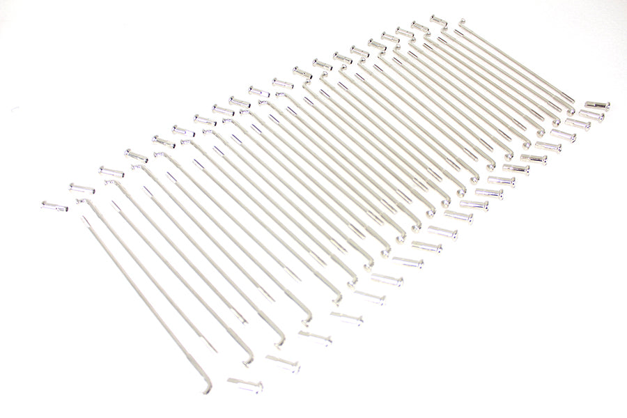 Nickel Plated 18 Spoke Set 0 /  Front or Rear 0 /  Front or Rear