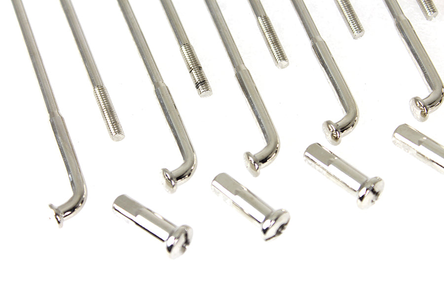 Nickel Plated 18 Spoke Set 0 /  Front or Rear 0 /  Front or Rear