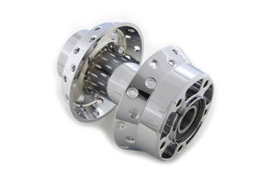 Chrome Front Wheel Hub with 25mm Bearings 2008 / 2017 FXST without ABS2008 / 2017 FLST without ABS2008 / 2017 FXDWG without ABS
