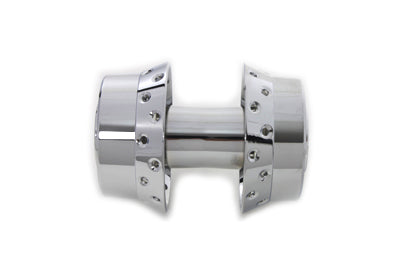 Chrome Front Wheel Hub 25mm Bearings 2008 / 2008 FLT dual disc, without ABS