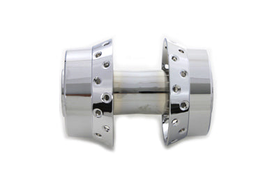 Chrome Rear Wheel Hub 25mm Bearing 2008 / UP XL with 25mm bearings without ABS