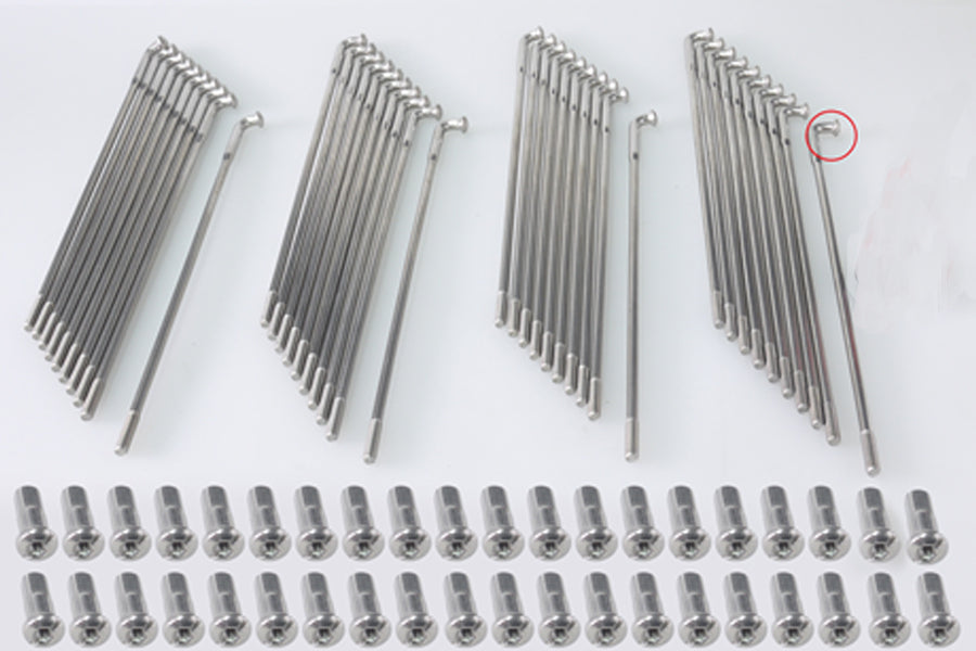 Zicad Plated 18 Indian Spoke Set 1929 / 1945 Chief